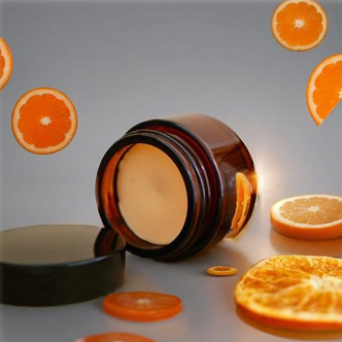 Forest Mask with Orange