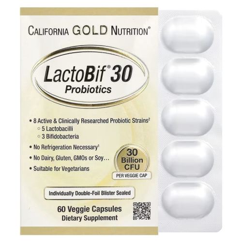 California Gold Nutrition, LactoBif® 30 Probiotics, Probiotika